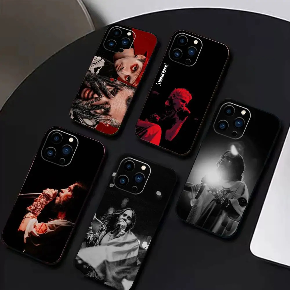 

30 T-Seconds to Mars Phone Case For iPhone17,16,15,14,13,12 Plus,Max Soft Silicone Black Cover