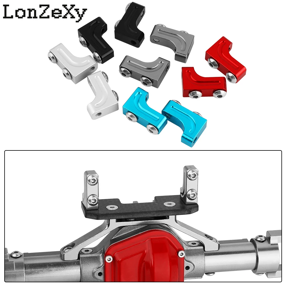 2Pcs Aluminum Alloy Servo Mount Bracket for Axial SCX10 I II 90046 90047 Wraith 1/10 RC Rock Crawler Car Truck Replacement Parts