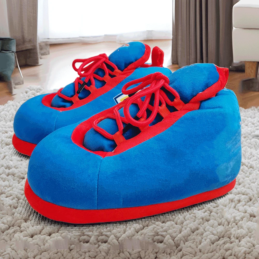 Sneaker Slippers pluszowe oversize Unisex Ultra Comfy and Cozy House Fluffy Jordan Like Slippers dla mężczyzn i kobiet, prezent na Boże Narodzenie