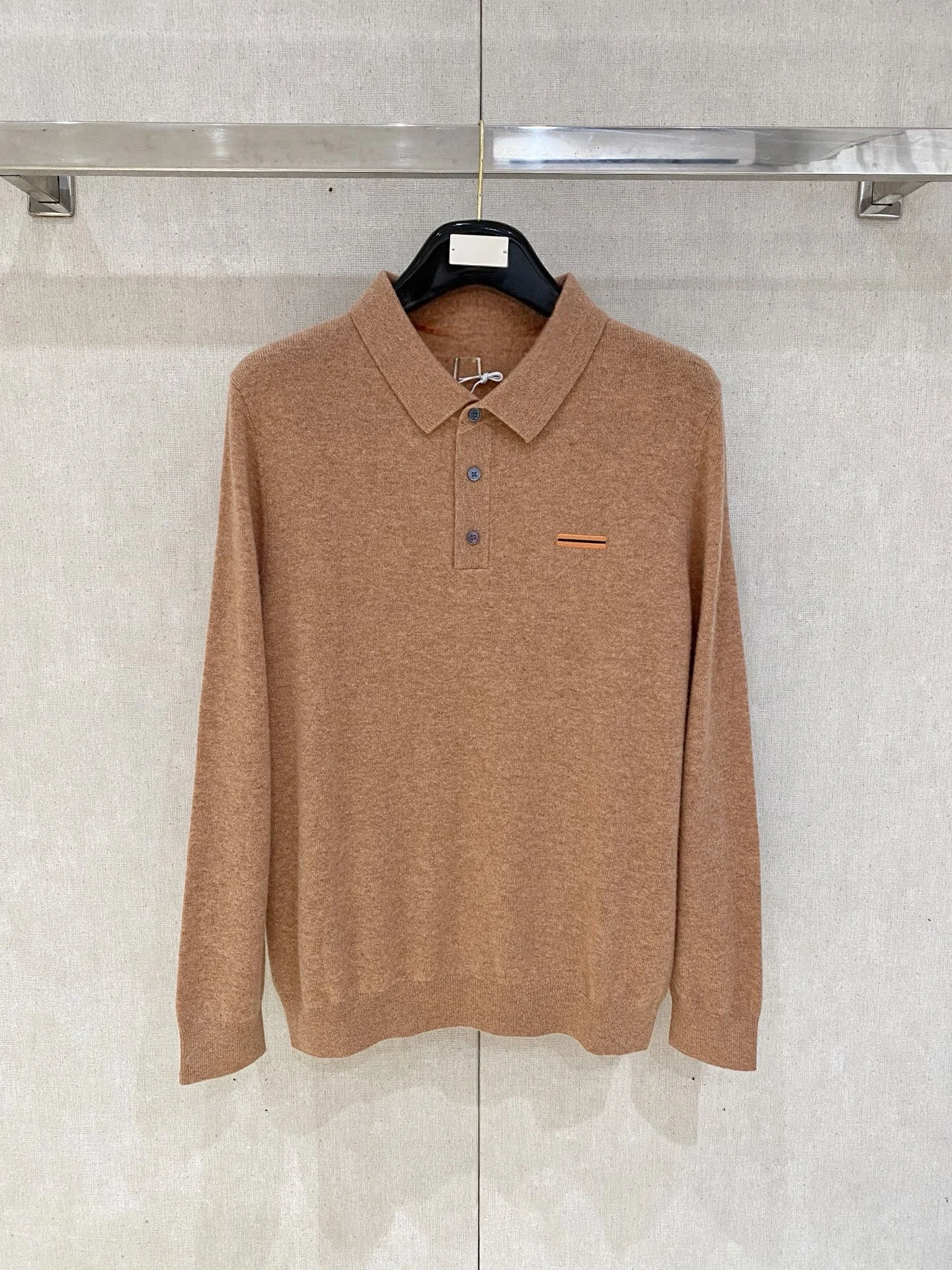 

Italian Sle Men's Camere Wool Long Sve irt Casual Faion Autumn Winter Turn-down Collar Comfortable Knitted Sw...