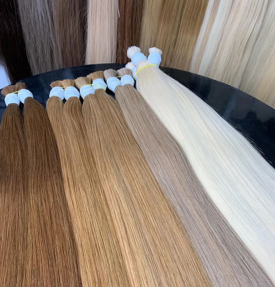 لا لحمة 100% شعر طبيعي حقيقي تمديد حزم شعر طبيعي مفرود لا لحمة السائبة السوداء الطبيعية الشوكولاته الشعر البني 30 بوصة