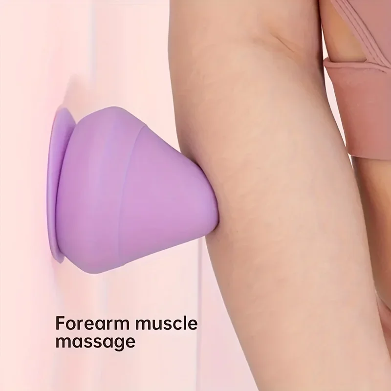Multi-Function Wall-mounted Fascia Cone Suction Cup Wall Massager For Back Muscle Relaxation Arm Foot Massager Trigger Point