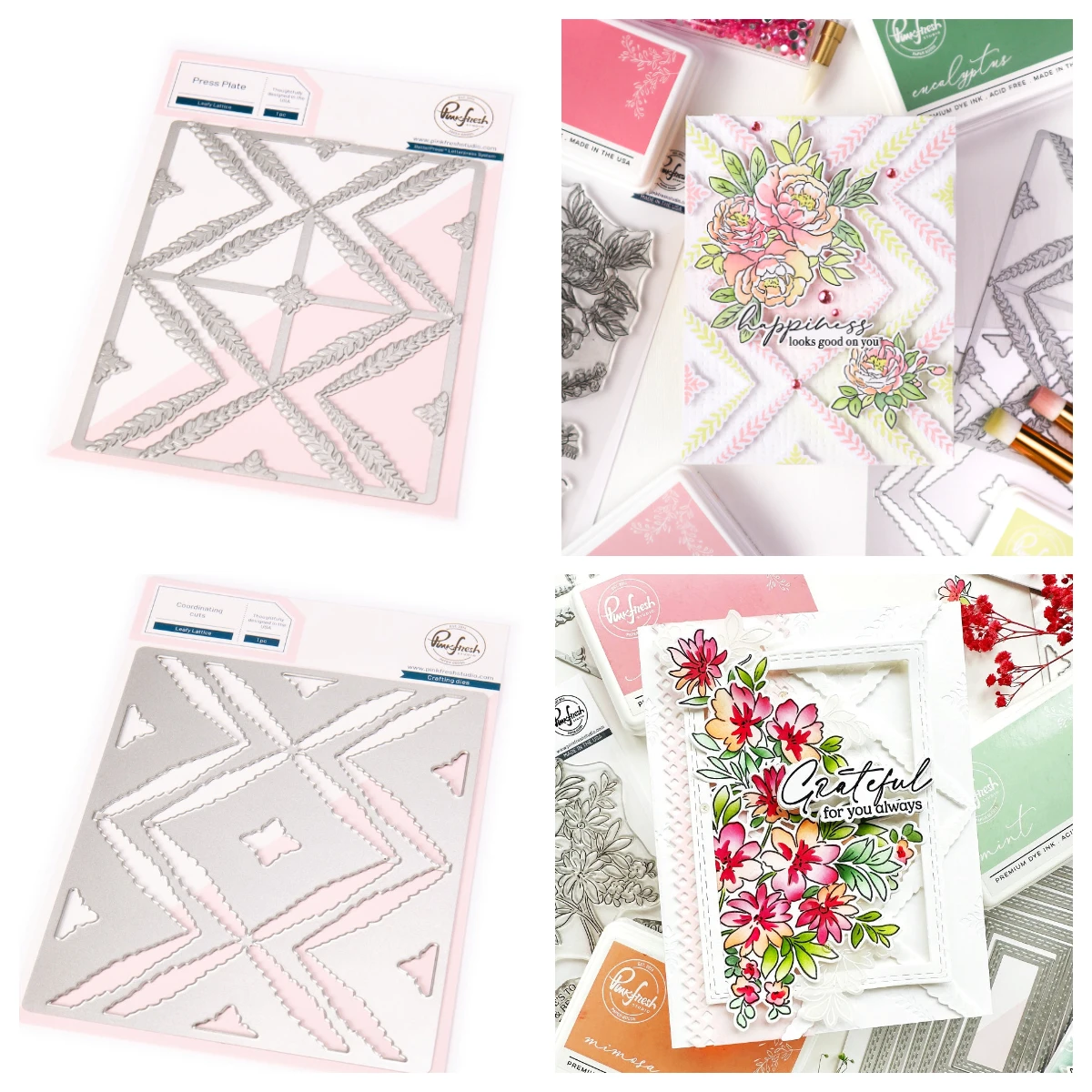 

Leafy Lattice Die Metal Cutting Dies Flowers Stamp Stencil Hot foil Scrapbook Diary Embossing Template DIY Greet Card Handmade