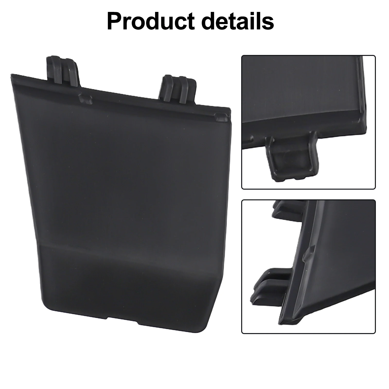 

Для Outlander 2022-2024 крышка переднего бампера, крышка переднего бампера, фаркоп, неокрашенный, гладкий дизайн, высококачественный пластик