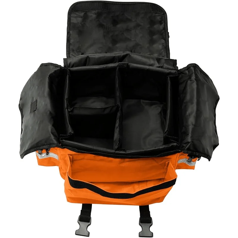 مجموعة الإسعافات الأولية الخارجية، مجموعة طبية، شريط عاكس ذو سعة كبيرة، مجموعة إنقاذ محمولة باليد، أحمر وبرتقالي