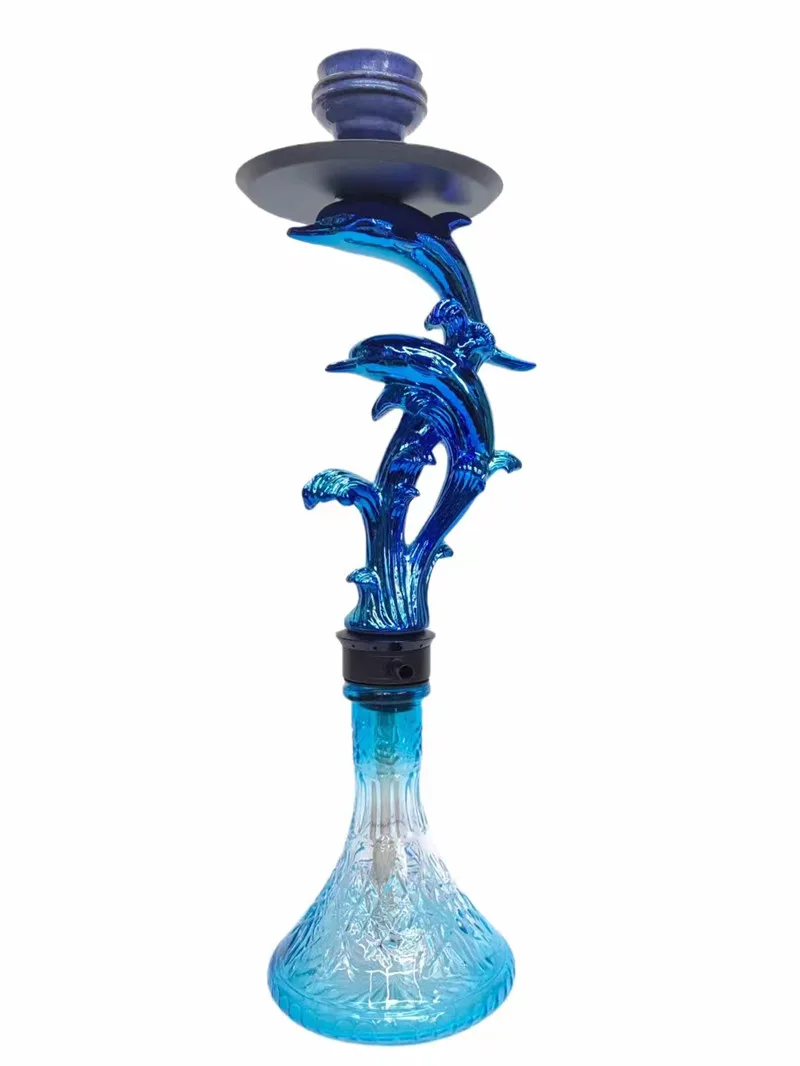 Dolphin Leap Shape Resin Arabic Water Smoke Shisha Hookah