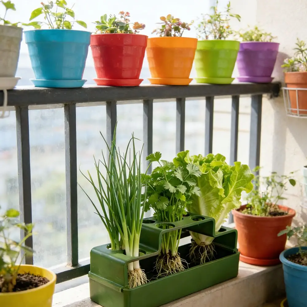 

Plastic Chives Seedling Tray Lettuce Ventilated Chives Hydroponic Planter Celery Coriander Sprout Planting Pot Hydroponic