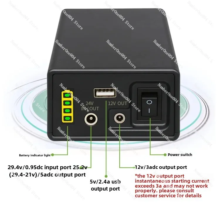 360 Photo Booth Power Banks Portable Battery Charger 12V 24V Power Bank Supply Hot Sale 44800mah Phone USB DC Battery