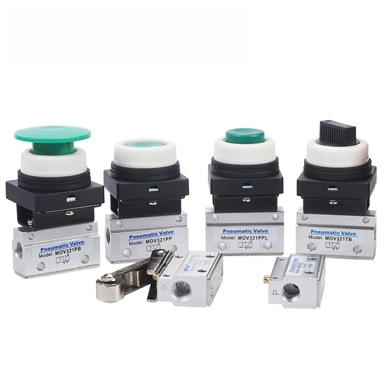 MOV-01 MOV-02 MOV-03 MOV-03A MOV-03B MOV-03PPL MOV321PPL MOV321PB MOV321EP MOV321TB Mechanical Valve Pneumatic Reversing Valve
