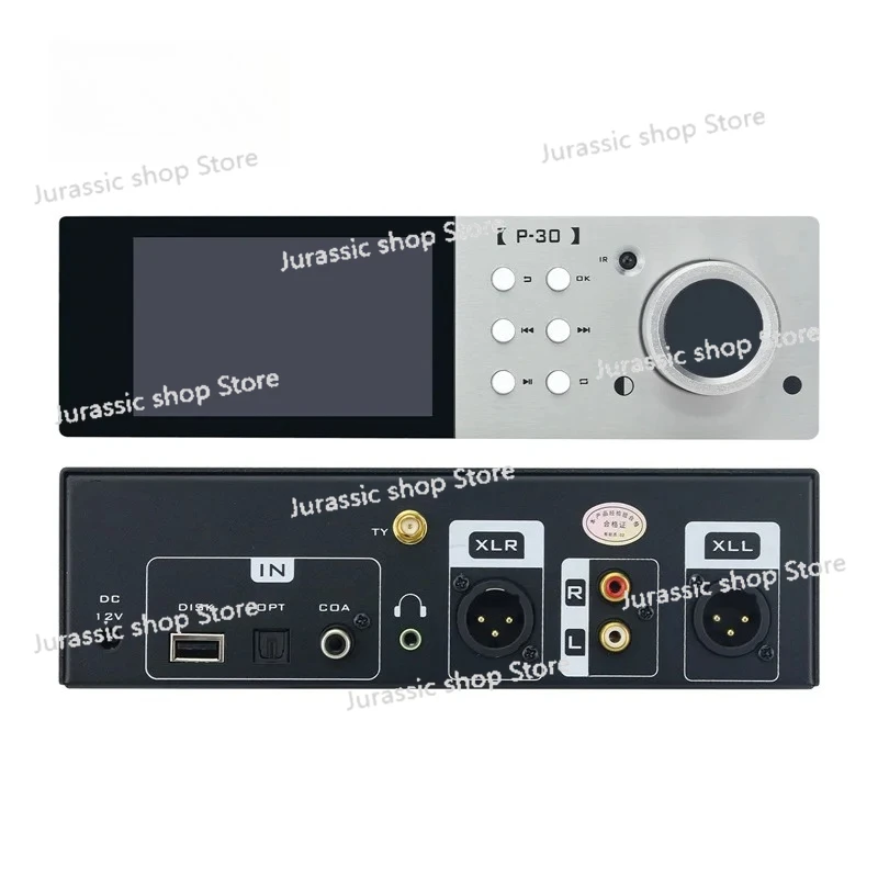 

Silvery/Black P30 Lossless Master Tape Player Dual ES9038Q2M Hard-drive SD Card USB Flash Drive Digital Audio Player