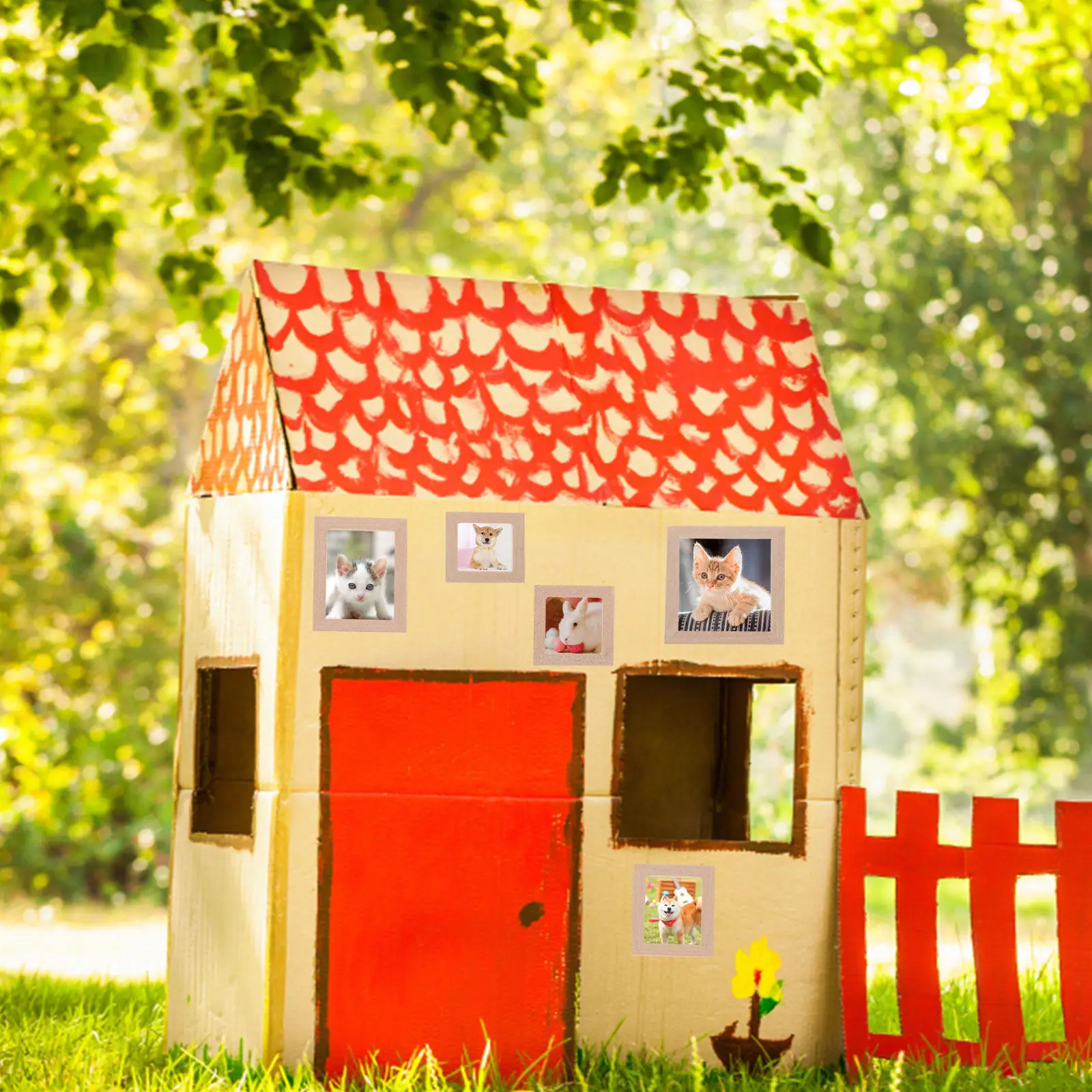 30 pcs Mini Miniature Dollhouse Furniture Halloween Christmas New Year Dollhouse Decor Art Teacher Holiday Decoration Wooden