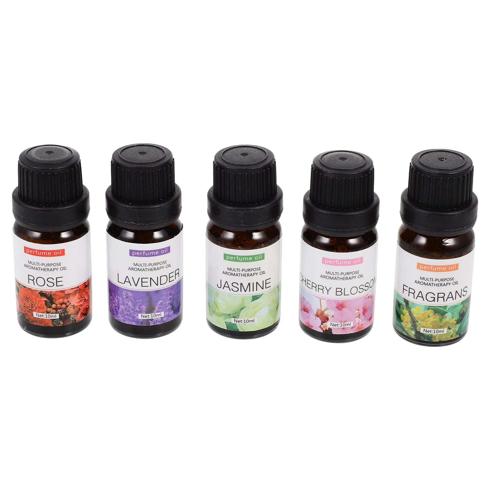 5Pcs Premium Diffuser Oil Set Water Soluble Aromatherapy Essential Oils for Humidifier Aromatherapy Lamp Fresh Air Fragrance Oil