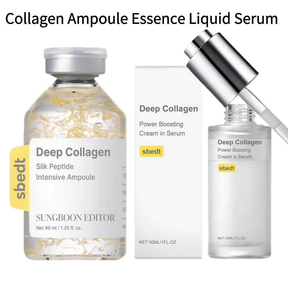 Collagen Ampoule Essence Liquid Serum Skin Care Set Lifting 