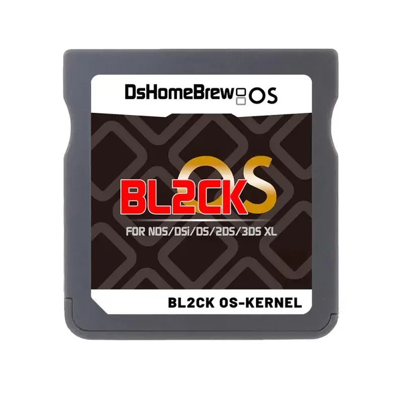 New NDS R4 HK Reduced Version Burn Card Homebrew BL2CK OS Kernel Game Cart Hobbies Collectibles Toys For NDS/DSI/D5/2DS/3DS XL