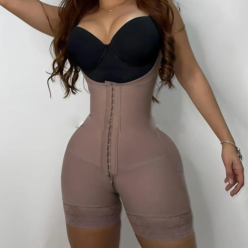 

Full Body Shapewear High Compression Fajas Colombianas Tummy Control Binders Corset Waist Trainer Hip Enhancer Slimming Push Up