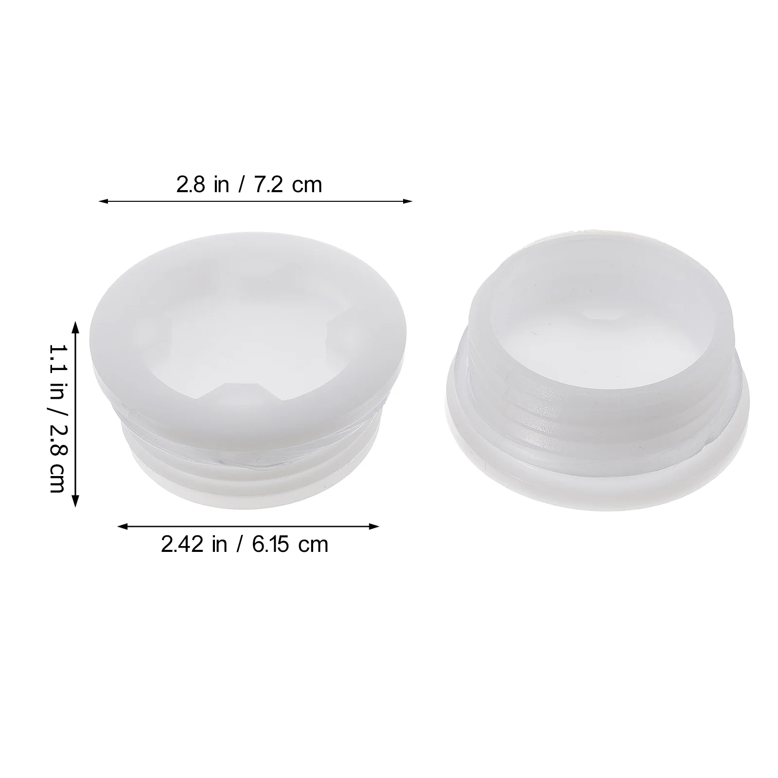 Imagem -04 - Chemical Car Fuel Cap Balde de Plástico Chemical Drum Tampa Cruz Poly Buttress Bung Pcs