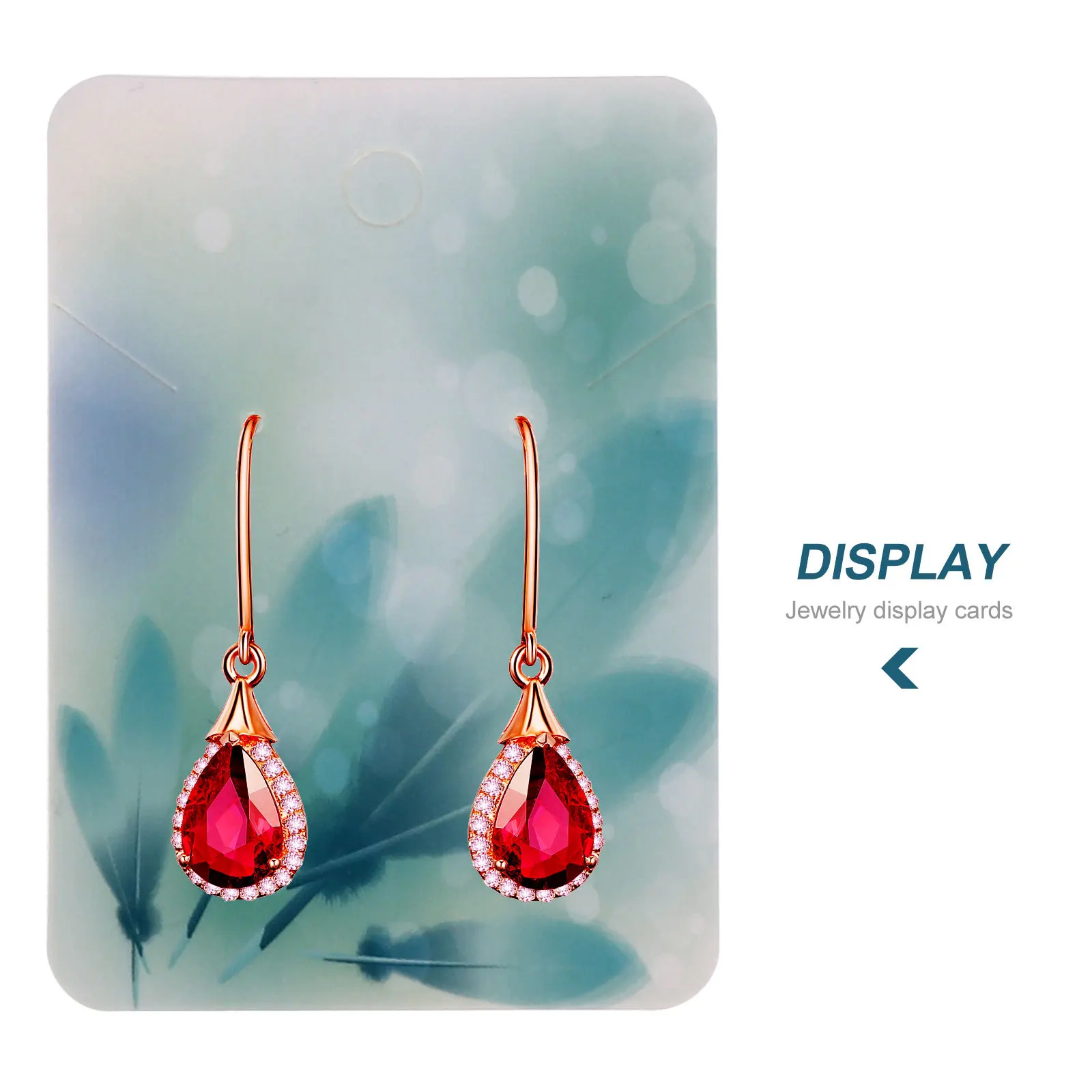 

100Pcs Necklace Earring Display Cards Safe Paper Material for Jewelry Storage and Portable Use Jewelry Display Cards