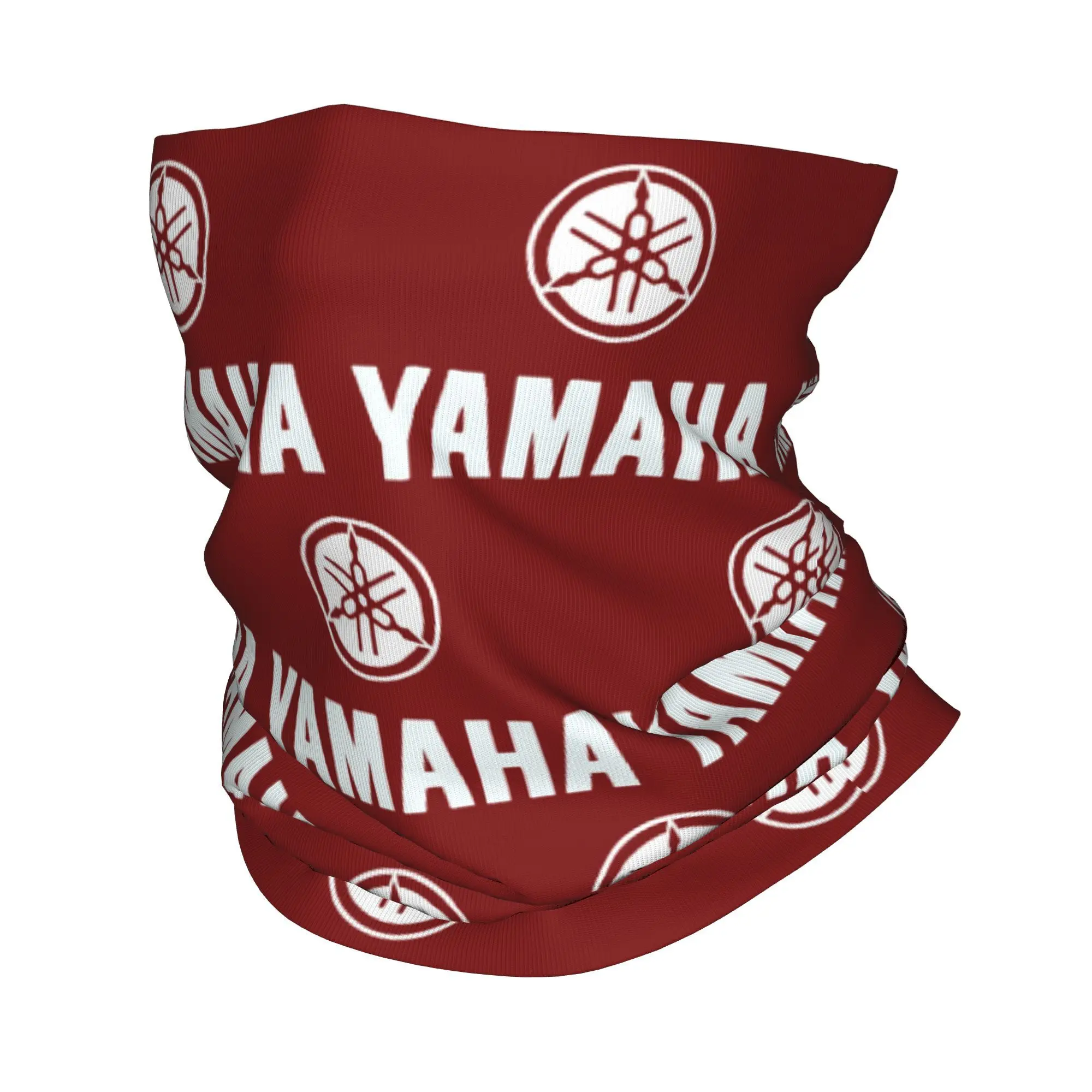 Custom Y-Yamahas Moto Red Winter Headband Neck Warmer Women Men Ski Hunting Tube Scarf  Face Bandana Gaiter