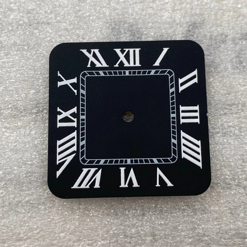 Циферблат NH35 27 мм, квадратный календарь S, бесплатный циферблат, подходит для механизма NH35, буквальный ледяной синий циферблат, аксессуары для модификации часов, новинка