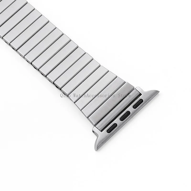 for Apple Watch Band 40mm 44mm 45mm 41mm Slim Metal Elastic Stretch Watchband Bracele Strap for Iwatch 7 6 SE 5 4 8 49mm 42/38mm