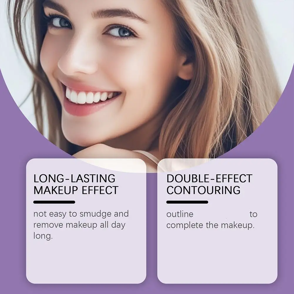 فرشاة مكياج خفيفة الوزن ومرطبة مقاومة للماء تدوم طويلاً من Contouring Stick Contours للتلوين والتلوين