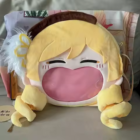 Puella Magi Madoka Magica Tomoe Mami Big Mouth Anime Transparent itabag Student Zipper Backpack Messenger Bags Shoulder Bag Gift