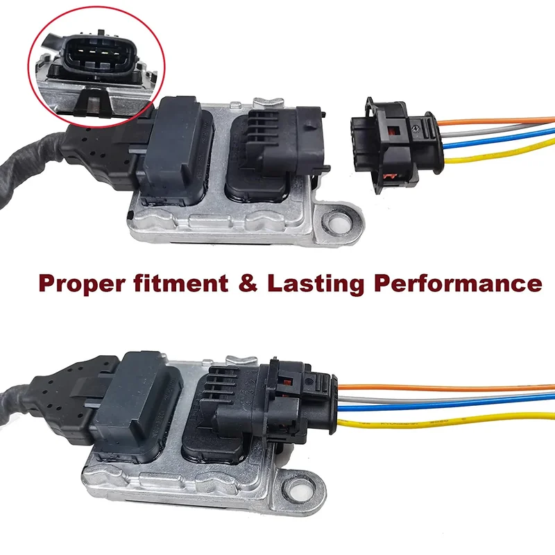 SSS+ Flat 4 PINS Connect Harness Plug Socket Wiring Pigtail for Nitrogen Oxide Sensor