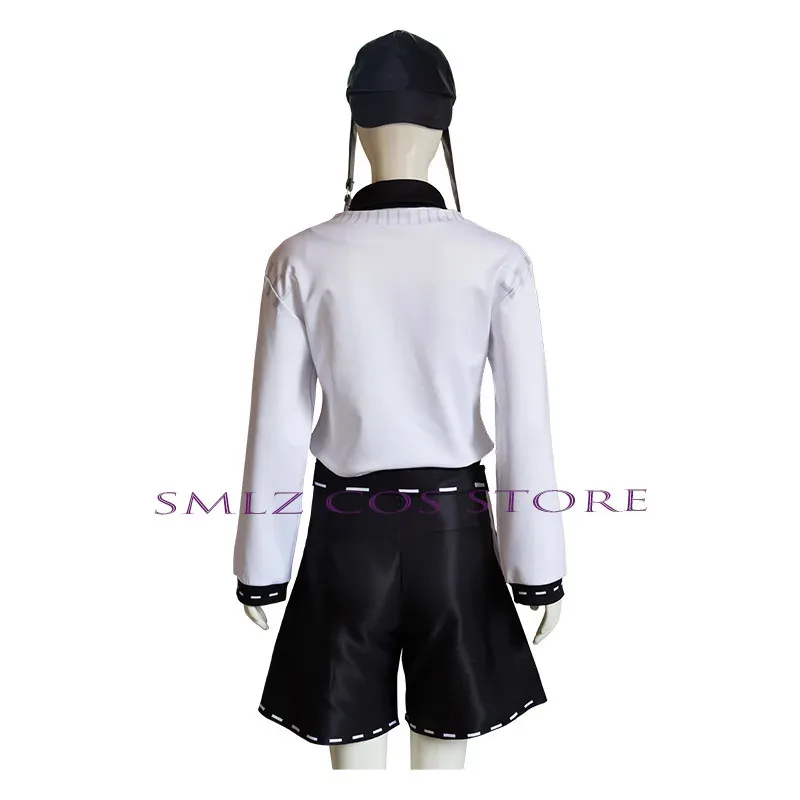 Game Identity V Cosplay Anime Lily Barrier Costume Cheerleader Uniform Hat Wig Set Halloween Party Role Play Outfit for Woman
