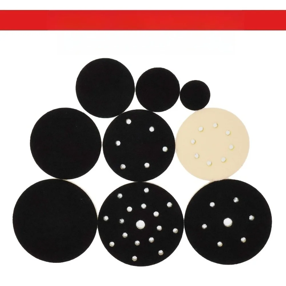 Sandpaper Backing Pad 1 6 Inch PU Foam Polishing Pads For Air Grinder Vibration Damping Buffing Pads Power Tools