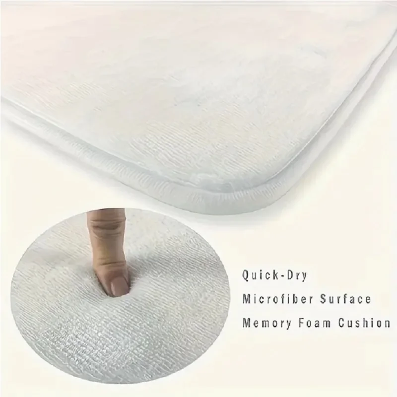 VIKAMA Geldschein-Bodenmatte, Rutschfester Weicher Teppich mit Dollar-Design für Schlafzimmer, Eingangsbereich, Badezimmer-Dekoration – Detail 6