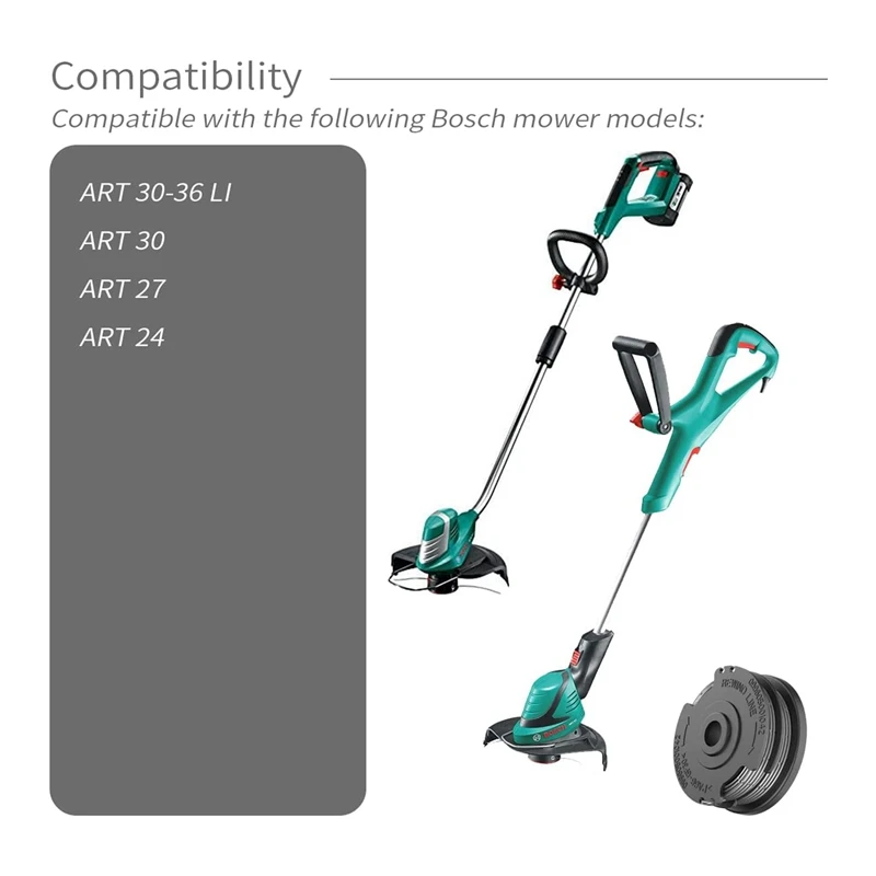 

4Pcs 1.65Mm 6.1M F016800351 String Trimmer Replacement Spool Line For ART 24 27 30 30-36 LI Grass Trimmer