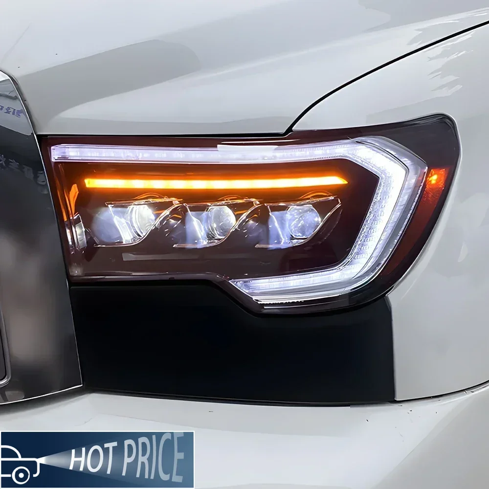 

Auto Headlights For Toyota Tundra Sequoia 2007-2013 LED Car Front Lamps Assembly Upgrade Dynamic 3 Projector Lens Accessories