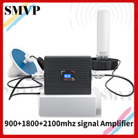 SMVP  Amplifier GSM 2G 3G 4G 800 900 LTE 1800 2100 MHz For  Cell Phone Signal Booster Network Repeater Booster Kit