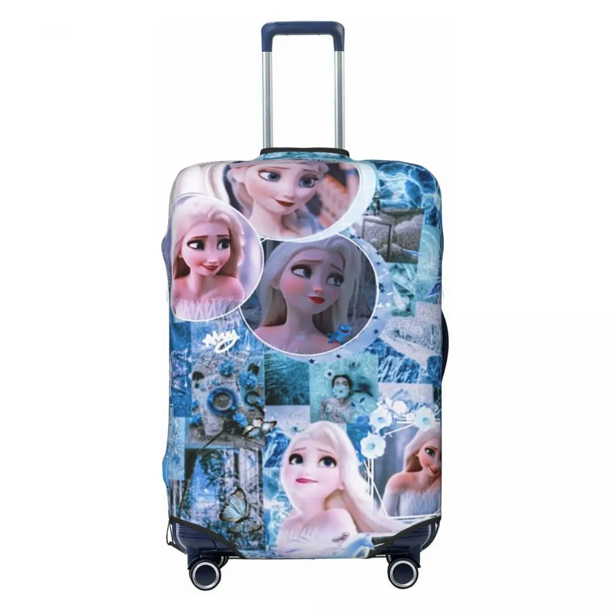 

Custom Frozen Princess Elsa Luggage Cover Fashion Anime Suitcase Protector Covers Suit For 18-32 inch