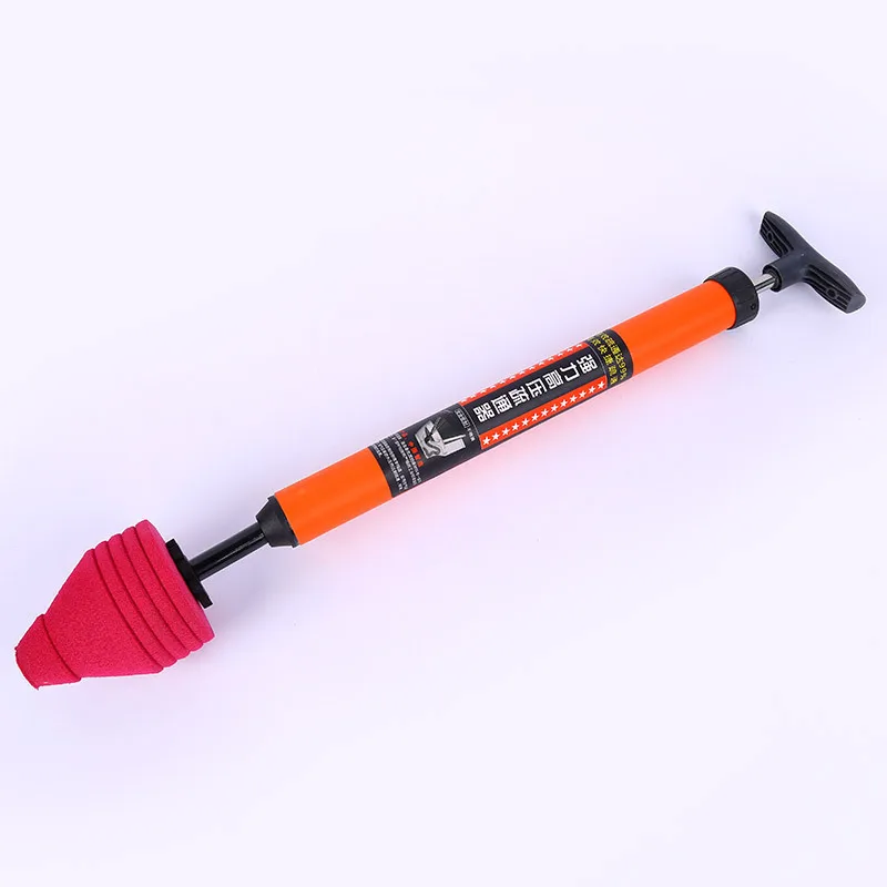 Powerful Toilet Plunger High Pressure Drain Cleaner for Home Bathroom Sink Clog Remover