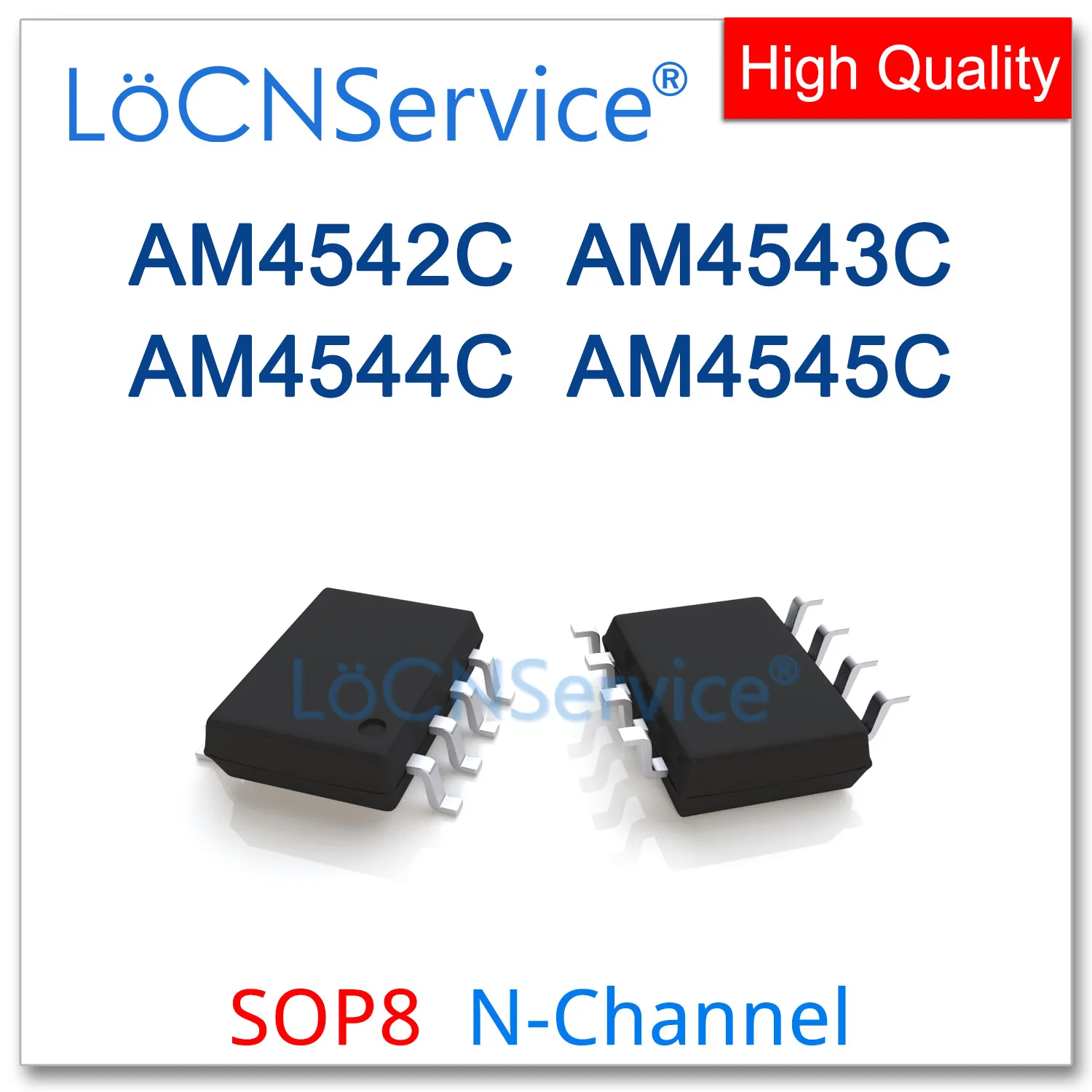 LoCNService 50 шт. 500 шт. SOP8 AM4542C AM4543C AM4544C AM4545C 4542 4543 4544 4545 N-канальный Высокое качество AM