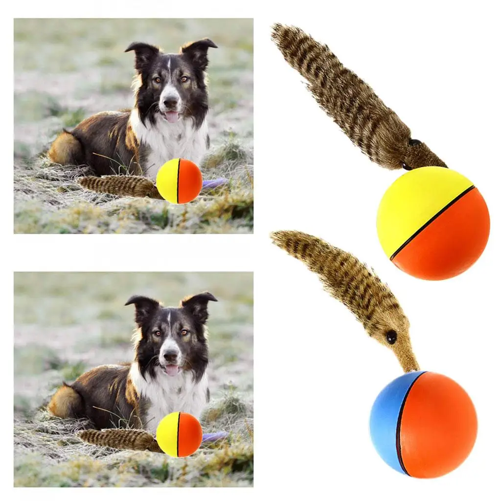 2 Pcs Funny Rolling Ball Pet Appear Jump Moving Alive Toy