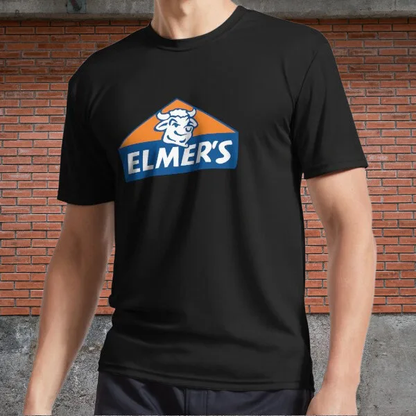 Elmers Glue Active T-Shirt Logo Men's T-Shirt Funny Size S to 5XL