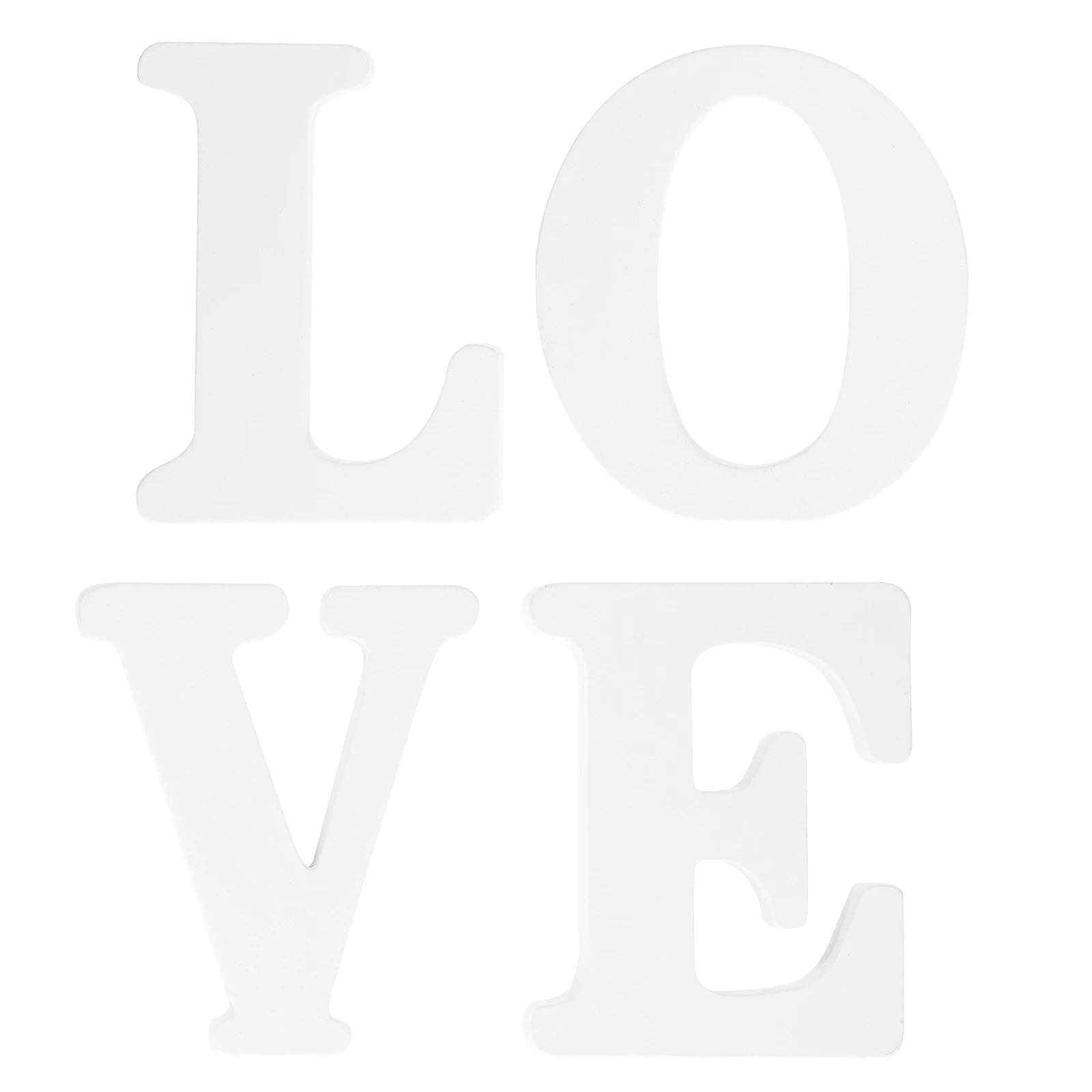 

Wooden Love Ornaments Unique Wedding Decor Happy Valentine's Day Sign Desktop Decoration Signage Cabinet Tabletop