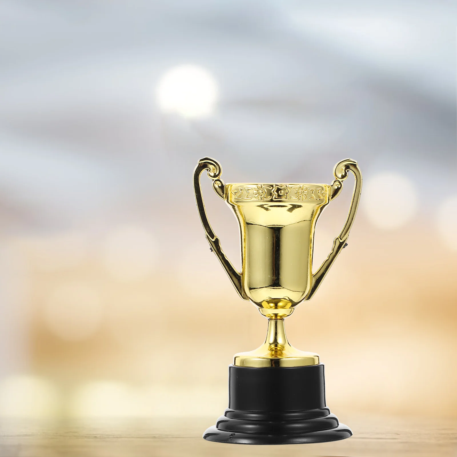 10 Pcs Gold Award Trophy Cups Competition Plastic Reward Prize Puzzle First Place