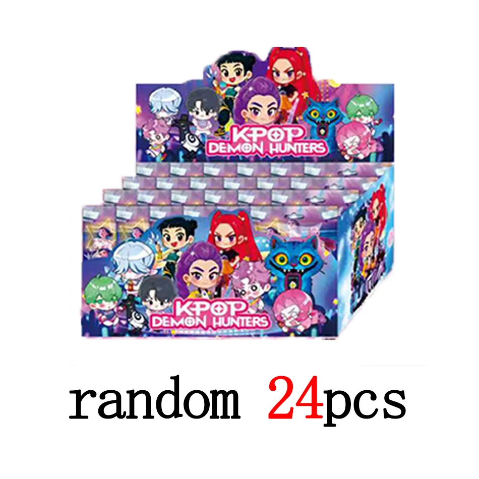 Anime kpop Demon Hunters Action Figure Set - Rumi Mira Zoey Blind Box Tijger Speelgoed Bureau Decoratie Standbeelden Ornament voor Kinderen Geschenken