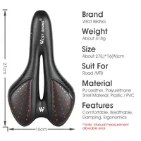 Shock Proof Comfort Bicycle Saddle Anti-Skid Gel Pad for Mountain Road Bike Cycling Seat Accessories Cycling Accessories