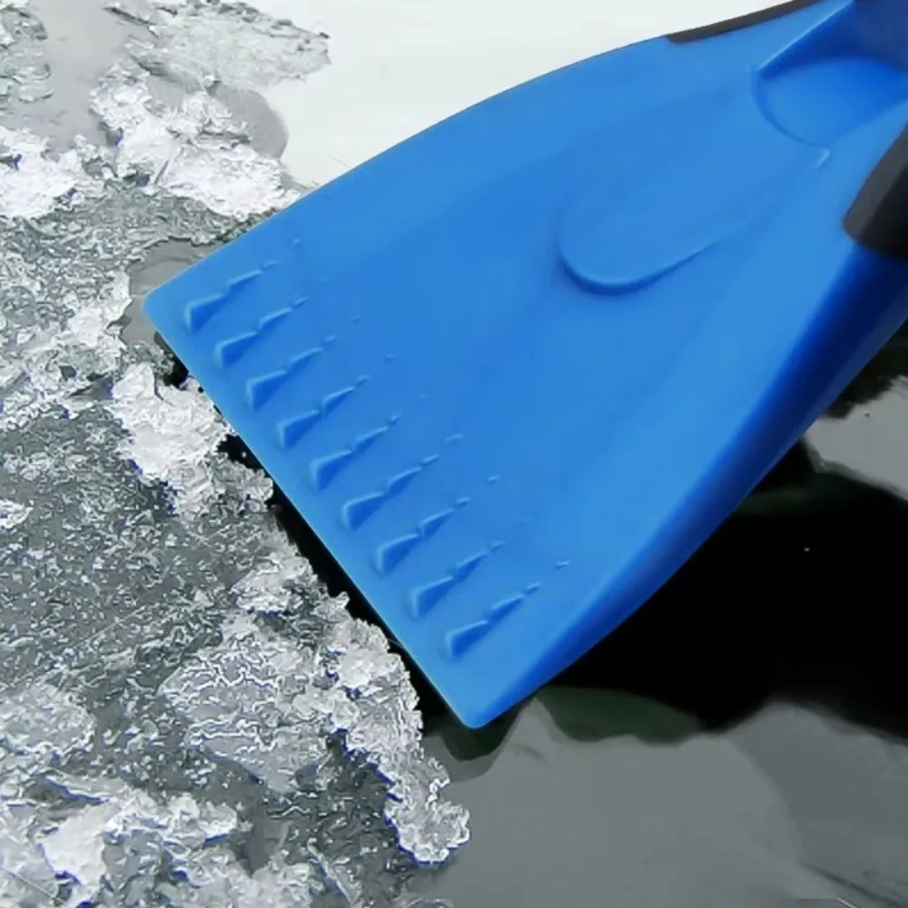 Easy to Use Silicone Car Ice Scrapers Multifunctional Durable Winter Snow Cleaning Squeegee Tools Soft Handle Auto Accessories