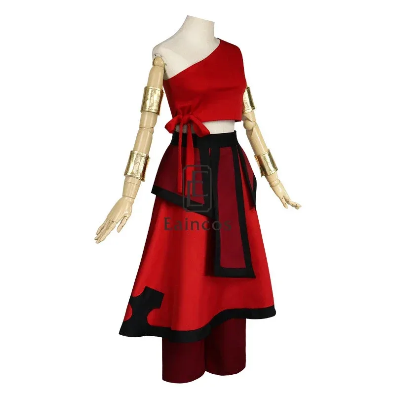 قمامة الدببة أنيمي آر آخر Airbender كاتارا النار الأمة تأثيري حلي الكبار النساء هالوين كرنفال القماش 2025 جديد