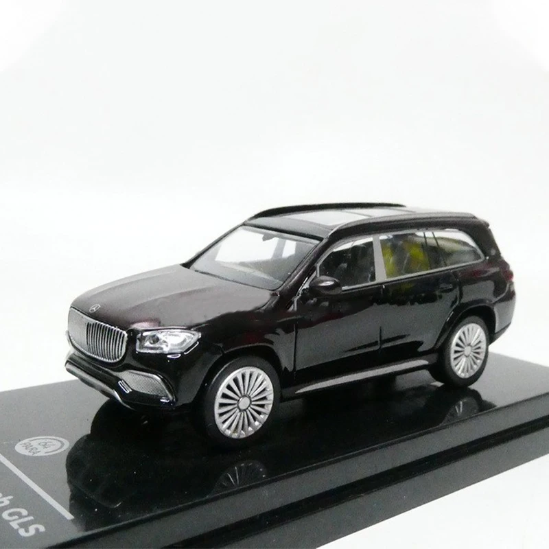 Diecast 1:64 Scale Benz Maybach GLS Supercar SUV Jeep Simulation Model Static Display Collectible Gift Souvenir Decration