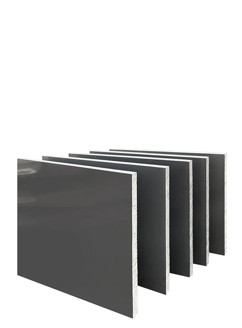 1 Piece 3-20mm Gray PVC Board 100X200/200x200/200x300/300x300/300x400mm Plastic Hard Board