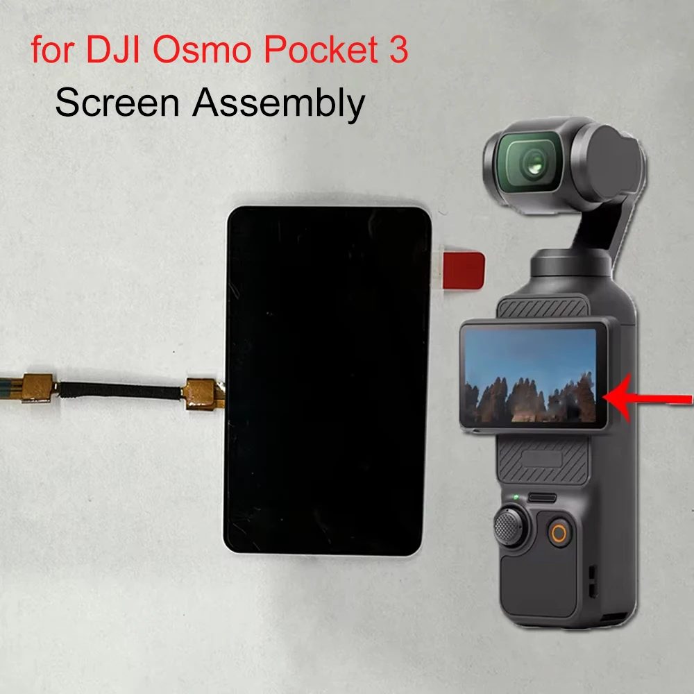 

1pc For DJI Osmo Pocket3 Camera LCD Screen Assembly Replacement Display Screen Display Assembly For Osmo Pocket 3 Accessories