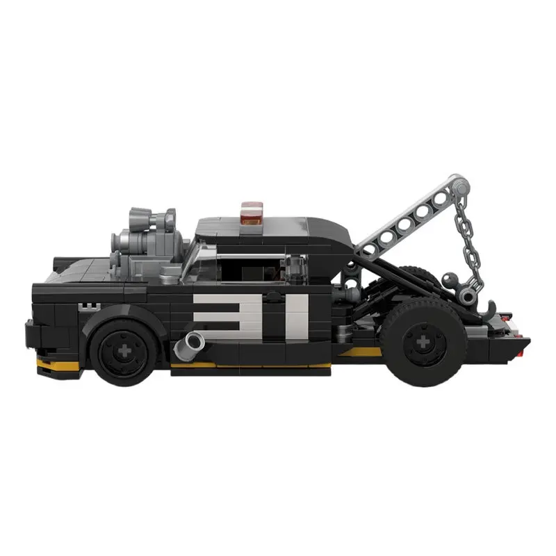 MOC Kreatives Retro-Oldtimer F 350 Anhänger Baustein-Modell DIY Erwachsenen-Puzzle Montage-Spielzeug Geburtstagsgeschenk Tischdekoration – Detail 6