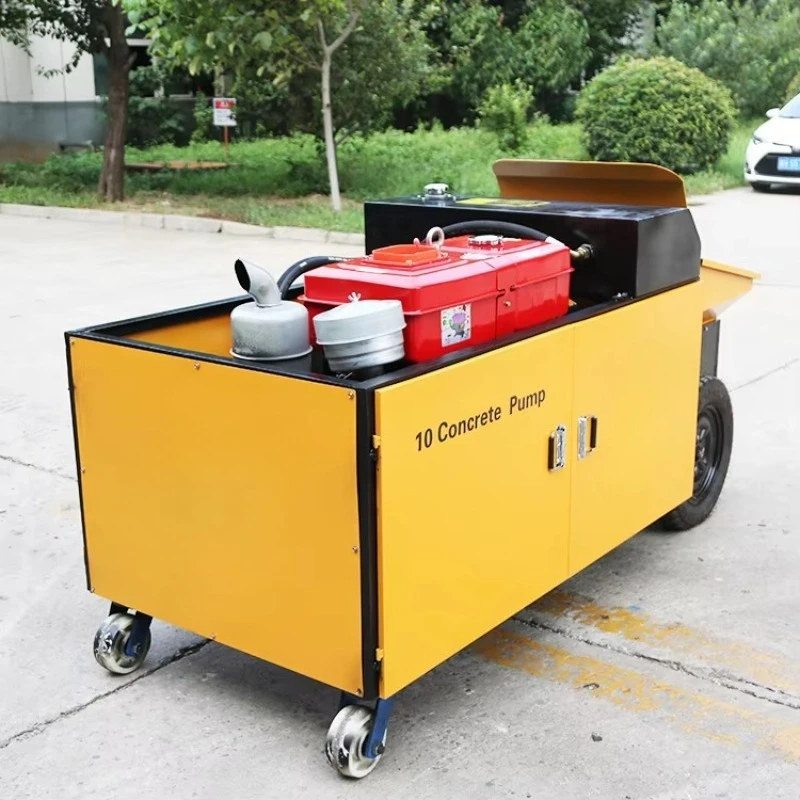 Municipal Infrastructure Enclosed Diesel Concrete Pump Offered By Professional Chinese Manufacturer For Building Contractors