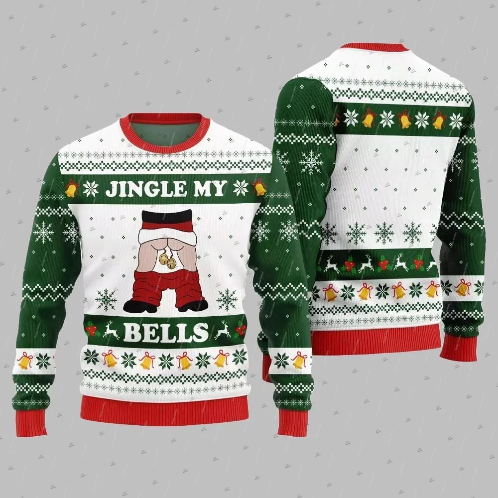 Christmas Ugly Sweater Cosplay Santa Claus Pet Anime Cartoon Skull Vintage 3DPrint Harajuku Winter Pullover Funny Long Sleeves W